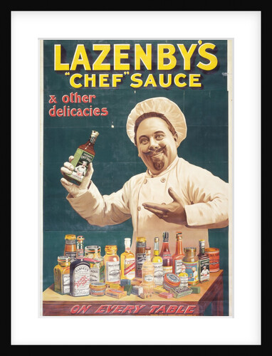 Lazenby's chef sauce and other delicacies on every table by S. H. Benson