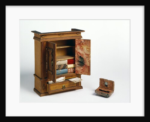 Doll' s cabinet by Unknown