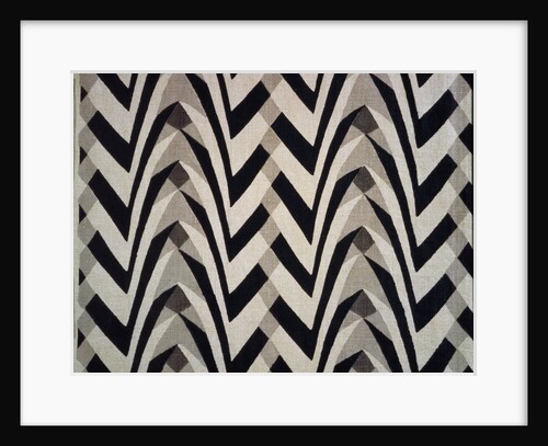 Furnishing fabric with chevron-like bands by Gregory Brown