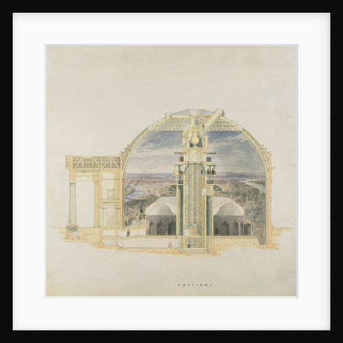 Design for the Dome Interior of The Colosseum, Regent's Park by Decimus Burton