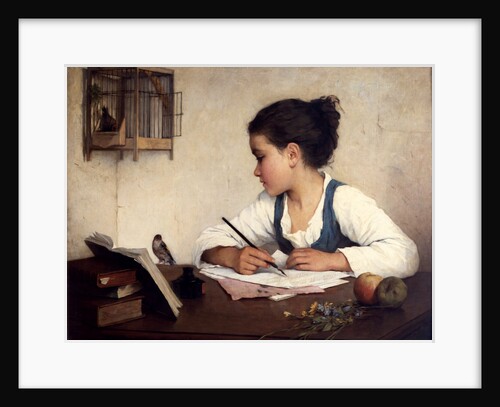 The Pet Goldfinch by Henriette Browne