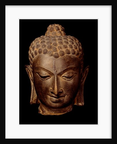 Head of Buddha. India, 7th-8th century by Unknown