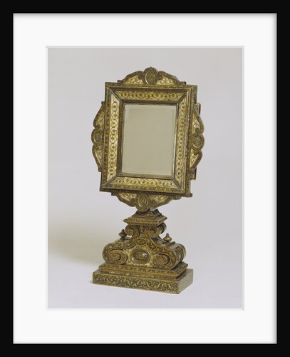 Mirror and mirror stand. Venice, Italy, late 16th century by Unknown