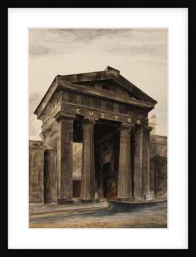 Doric arch, Euston Station, London, NW1 by Barbara Jones