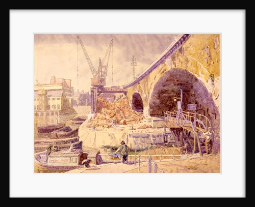 Regent's Canal Docks, Stepney, London by Walter Bayes