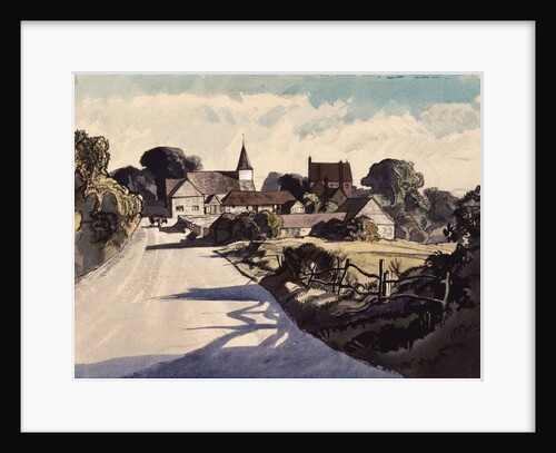 Litlington in the Cuckmere Valley by Rowland Hilder