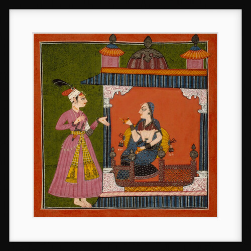 Lady in her chamber awaiting her lover by Unknown