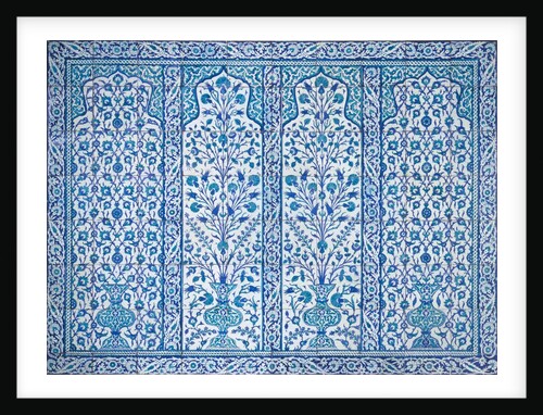 Panel of 80 tiles by Unknown