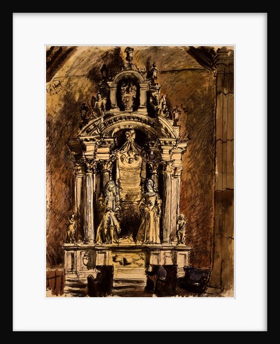 The Clayton Tomb, Bletchingly Church, Surrey by George W. Hooper