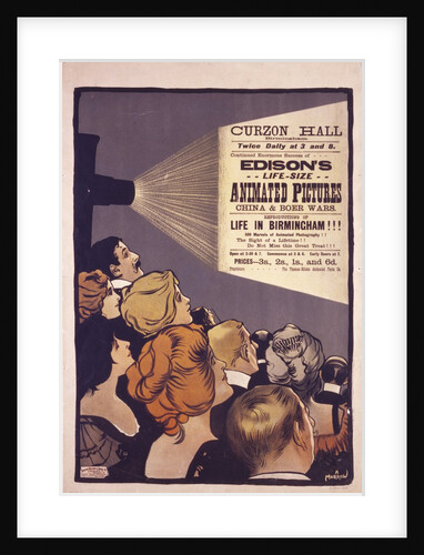 Edison's life-size animated pictures by Albert Morrow