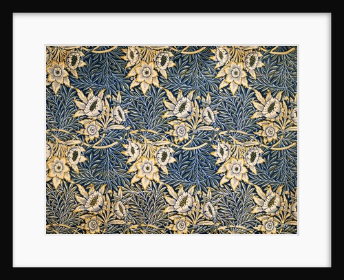 Tulip and Willow furnishing fabric by William Morris