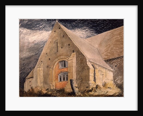 The Tithe Barn, Great Coxwell by John Piper