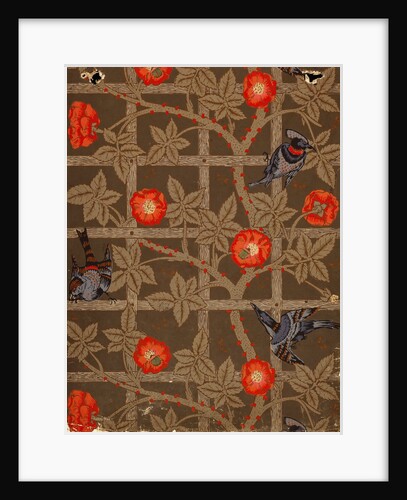 Trellis wallpaper by William Morris