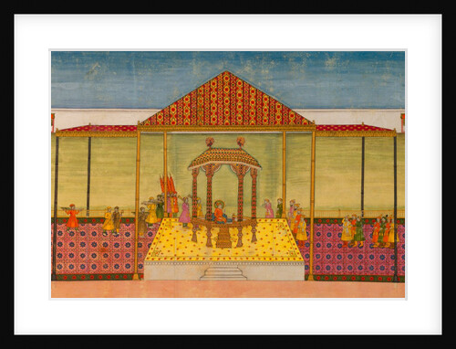 Shah Jahan on the Peacock Throne by Unknown