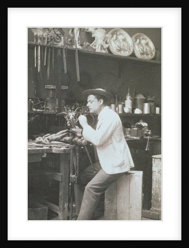 The sculptor Alfred Gilbert by Frederick Hollyer