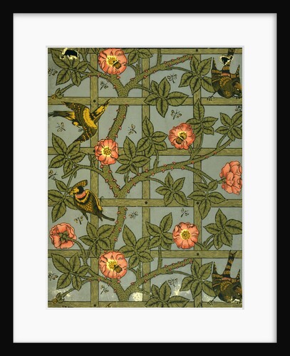 Trellis wallpaper by William Morris