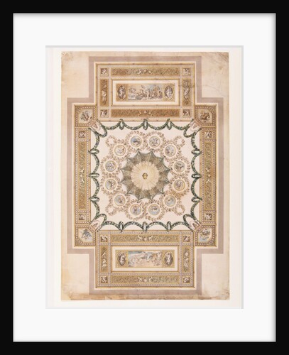 Design for the Library Ceiling at Woburn by William Chambers
