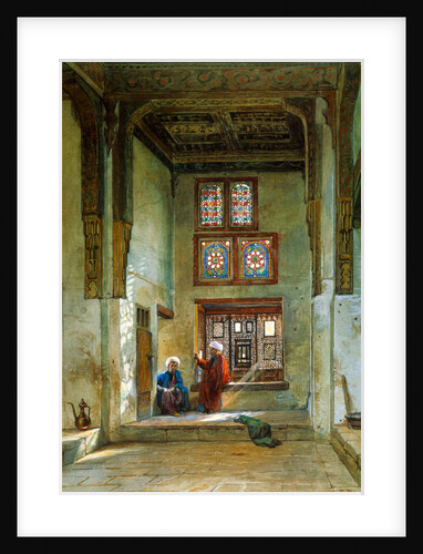 Reception room in the house of Raduan Bey by Frank Dillon