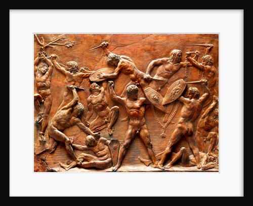 Battle of The Nude Men, attributed to Antonio del Pollaiuolo. Florence, Italy, 15th century by Antonio del Pollaiuolo