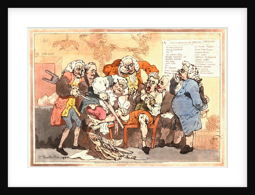 Amputation by Thomas Rowlandson