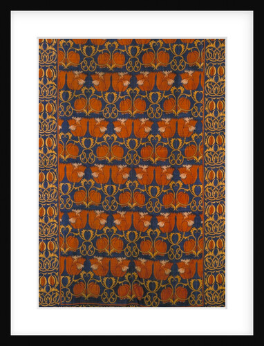 Bed cover with tulip design by Charles Francis Annesley Voysey