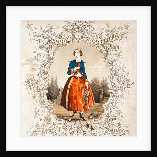 Jenny Lind as Maria in La Figlia del Reggimento by James Romage