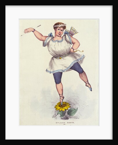 Mr John Reeve in a burlesque of the myth of Cupid and Psyche. London, England, 1832 by Unknown