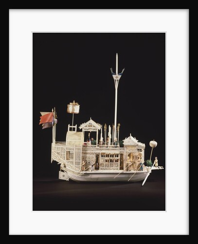 Mechanised model of a boat. Guangzhou, China, early 19th century by Unknown