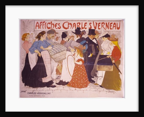 La rue by Theophile-Alexandre Steinlen