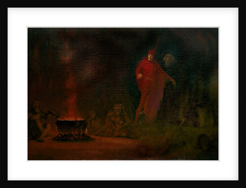 Faust and Mephistopheles in Goethe's Faust by William Henry Margetson