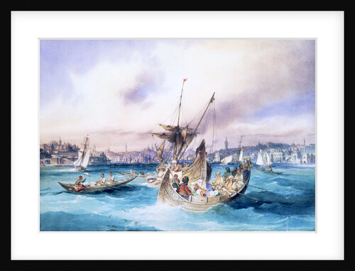The entrance to the Golden Horn by Aloysius Rosarius Amadeus Raymondus Andreas Brueghel