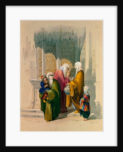 Women at a street fountain, in Turkey by Aloysius Rosarius Amadeus Raymondus Andreas Brueghel