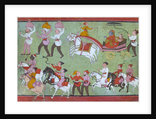 Marriage Procession of Rama and Sita by Unknown