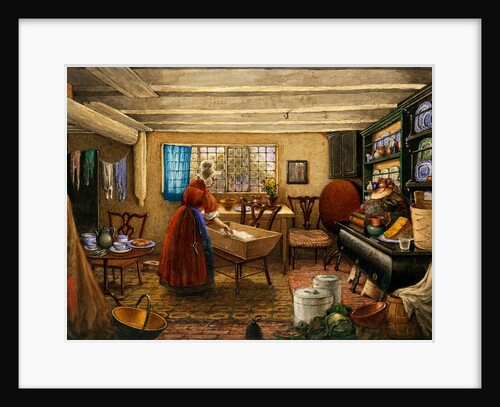 The Kitchen at Elmswell Manor House, York by Mary Ellen Best