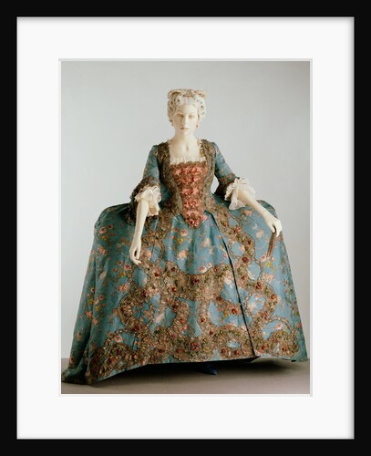 Formal gown and petticoat. Britain, mid-18th century by Unknown