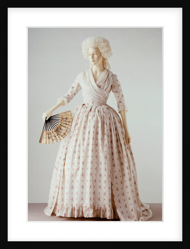 Gown and petticoat. England, 1785 by Unknown