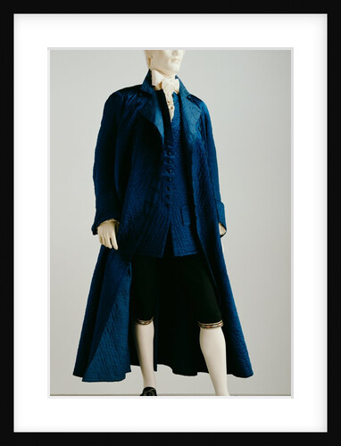 Double breasted nightgown.  England, 1780-1820 by Unknown