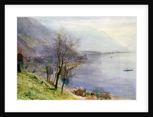 View above Montreux by John William Inchbold