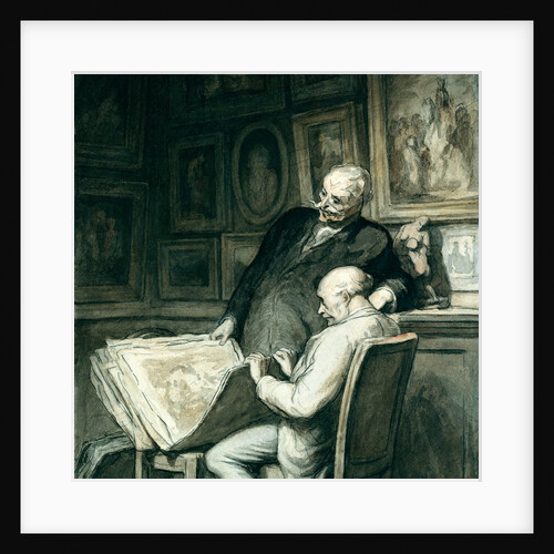 The Print Collectors by Honore Daumier