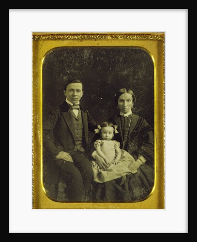 Gustav Adolf Hiller, his wife Julia and their daughter Luise by Unknown