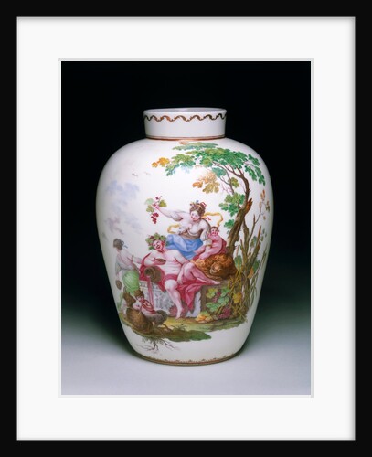 Vase depicting Silenus and Bacchantes by Unknown