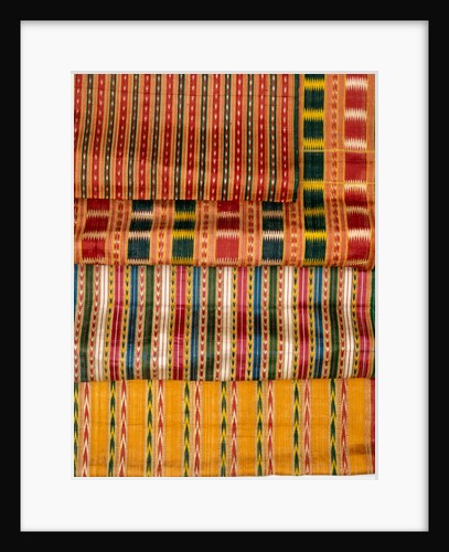 Four lengths of Mashru fabric. Tamil Nadu, mid-19th century. by Unknown