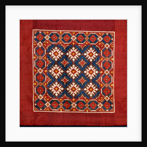 Ikat Handkerchief, one of a pair by Chhotalal M. Salvi