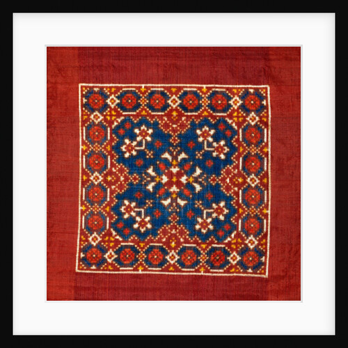 Pair of Ikat Handkerchiefs by Chhotalal M. Salvi