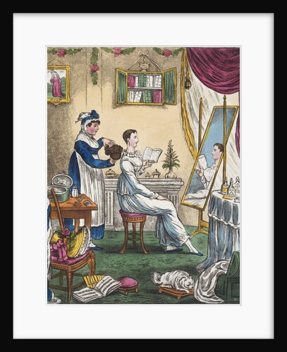 The Progress of the Toilet or The Wig by James Gillray
