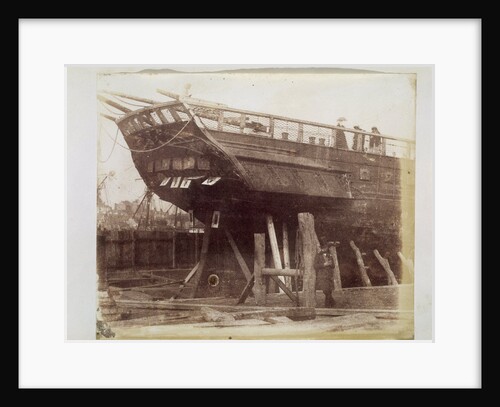 Ship in Dry Dock by Calvert Richard Jones