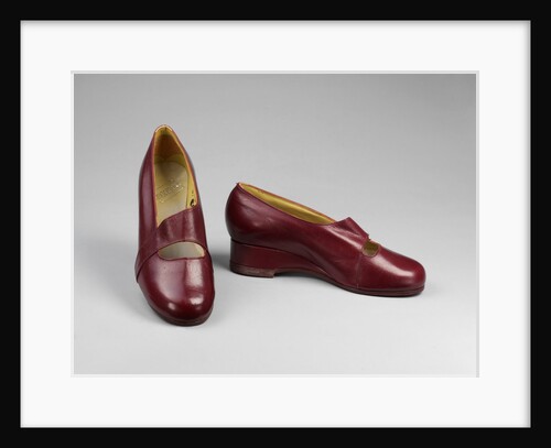 Colleen, woman's utility shoes. Britain, mid-20th century by Unknown