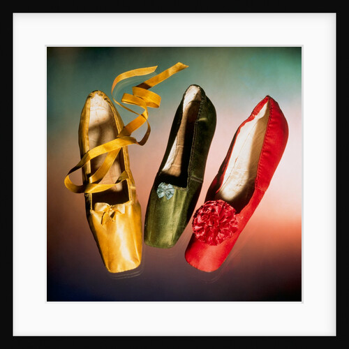 Ballet Slippers. Britain and France, 19th century by Anonymous