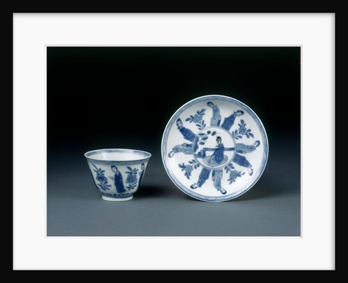 Cup and saucer. China, Kangxi period, c. 1662-1722 by unknown
