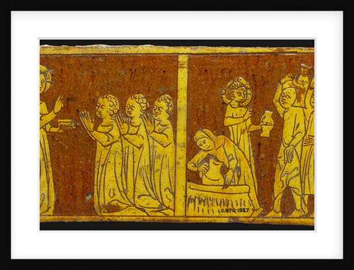 Medieval Tile. Hertfordshire, England, early 14th century by Unknown